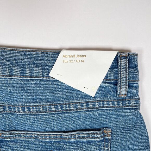 Abrand Jeans Maxi Skirt Size 32 / AU 14 Debbie Denim Slit Front Long NEW - Picture 8 of 12